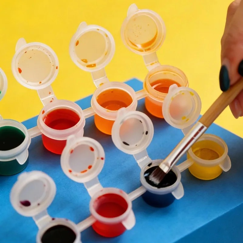 10/30/50PCS Empty Paint Pots M - Plastic Cup 50Pcs บทวิจารณ์และราคา