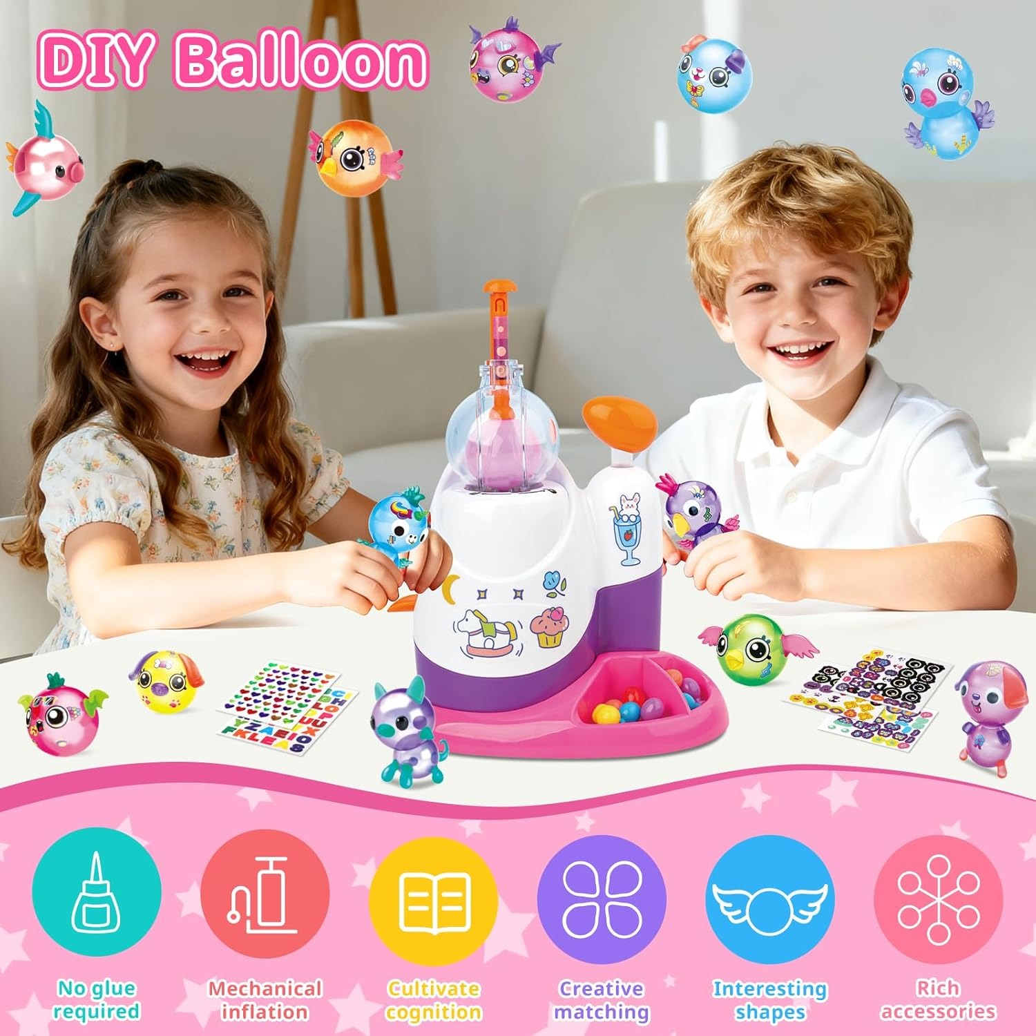 DIY Balloon Animal Kit with Pu - Balloon Pump Hand บทวิจารณ์และราคา