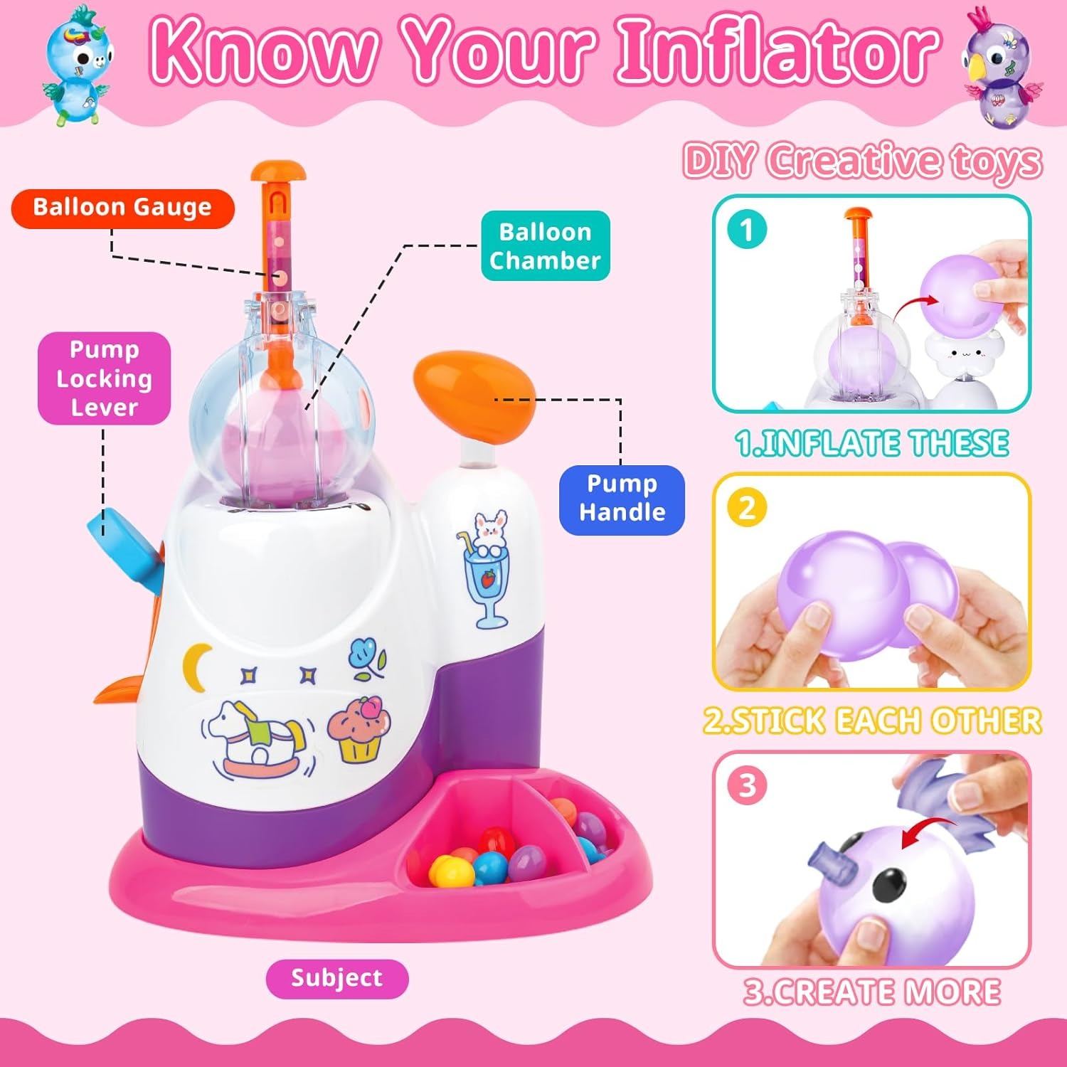 DIY Balloon Animal Kit with Pu - Balloon Pump Hand บทวิจารณ์และราคา