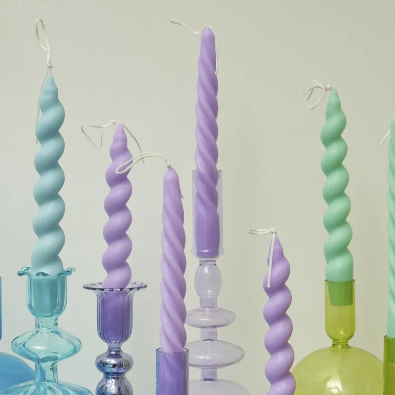2pc Spiral Candles Scented Can - Centerpiece Stick บทวิจารณ์และราคา