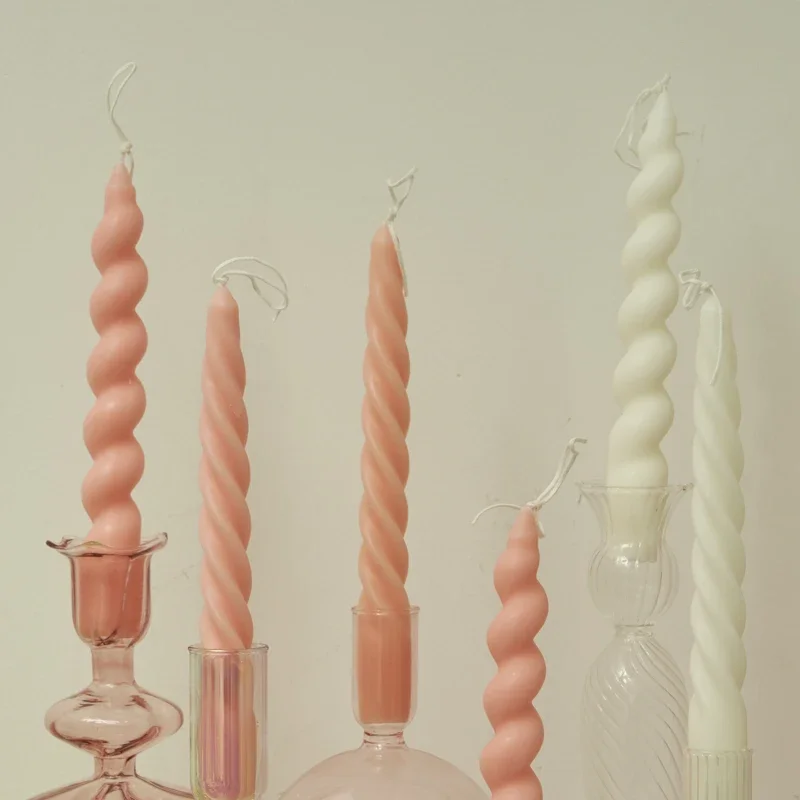 2pc Spiral Candles Scented Can - Centerpiece Stick บทวิจารณ์และราคา