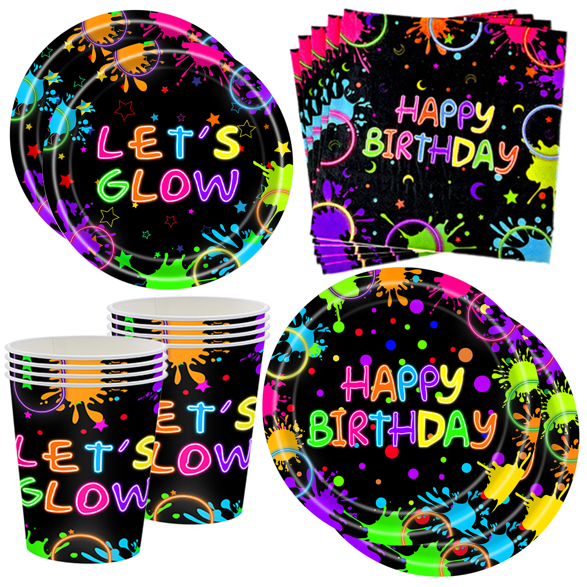 Neon Party Supplies Let Glow P - Let'S Party Event Supply บทวิจารณ์และราคา