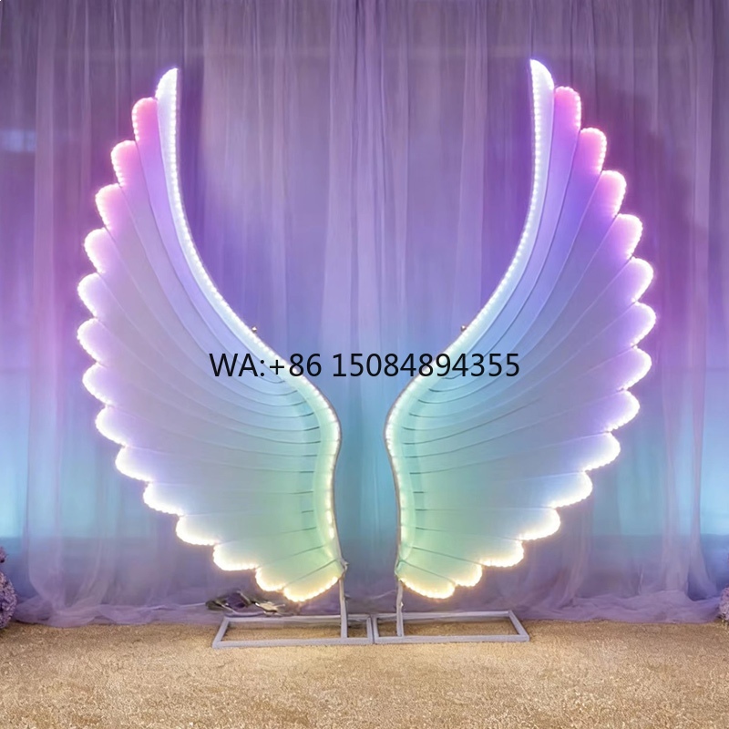 Glowing Angel Wings Light Prop - Event & Party Supply บทวิจารณ์และราคา