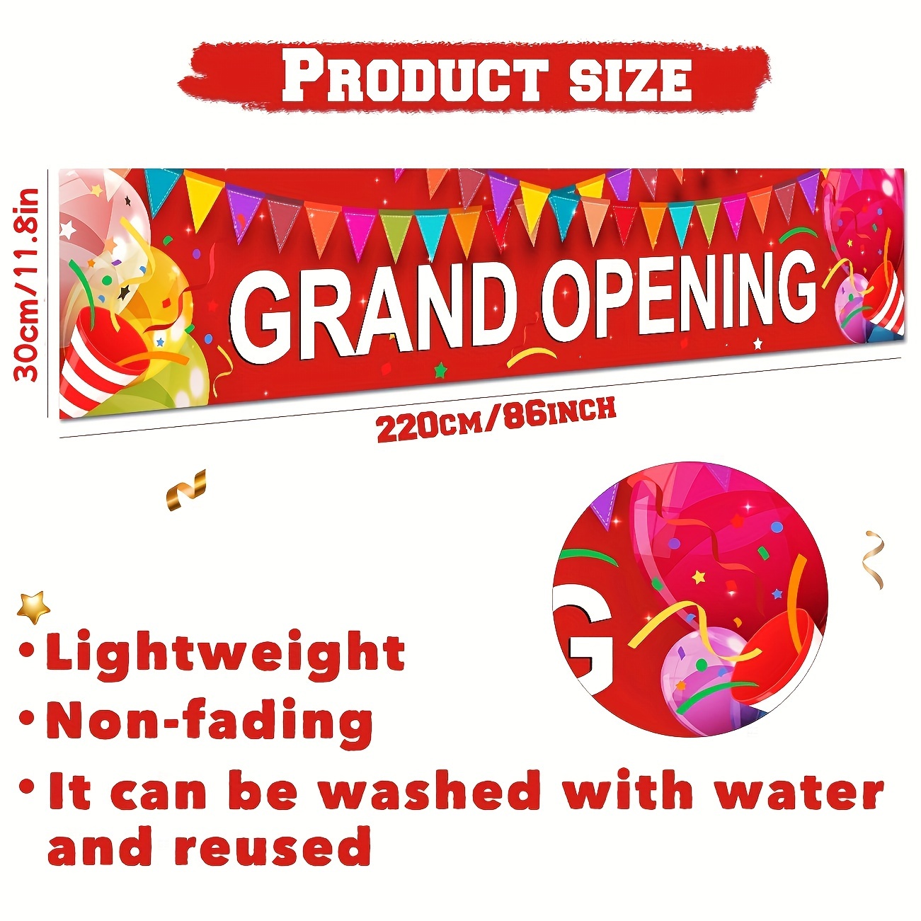 Grand Opening Banner New Store - Party Event Supply Store บทวิจารณ์และราคา