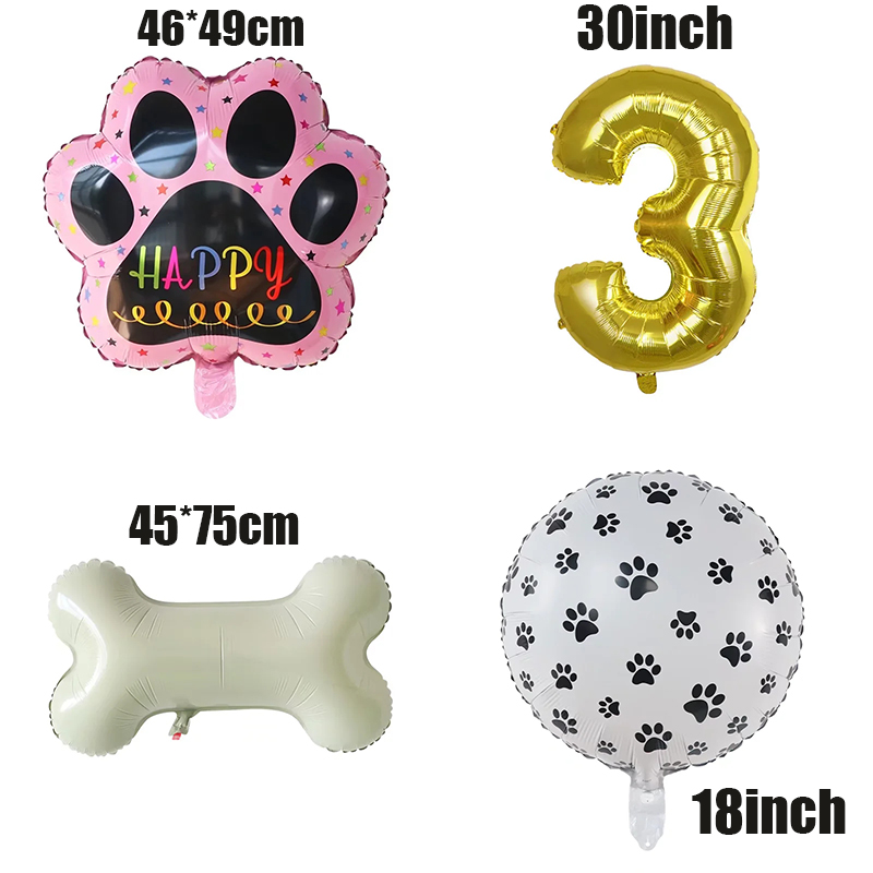 Gold WOOF Balloons, Dog Birthd - Let'S Party Event Supply บทวิจารณ์และราคา