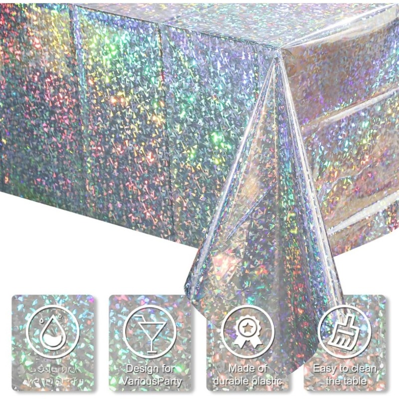1PC Disposable Tablecloth PE W - Table Cloth Disposable บทวิจารณ์และราคา