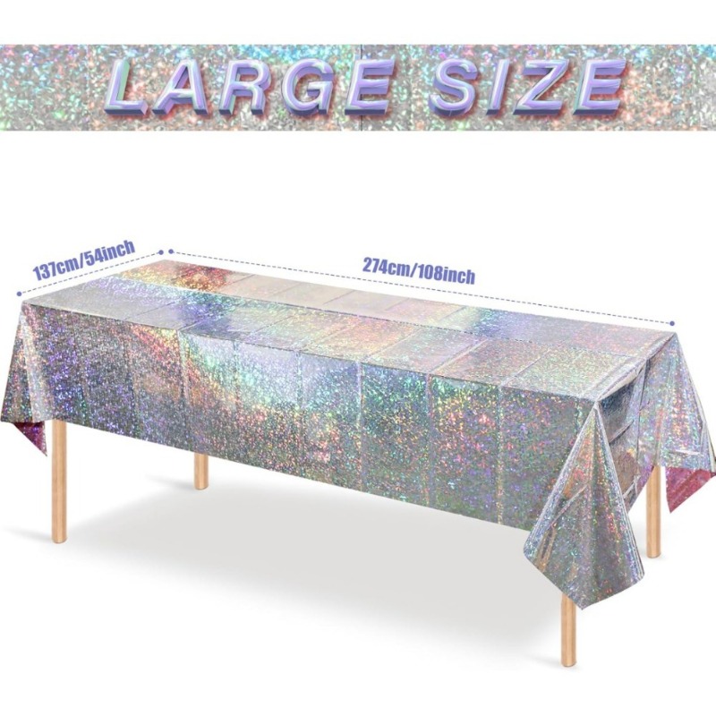 1PC Disposable Tablecloth PE W - Table Cloth Disposable บทวิจารณ์และราคา