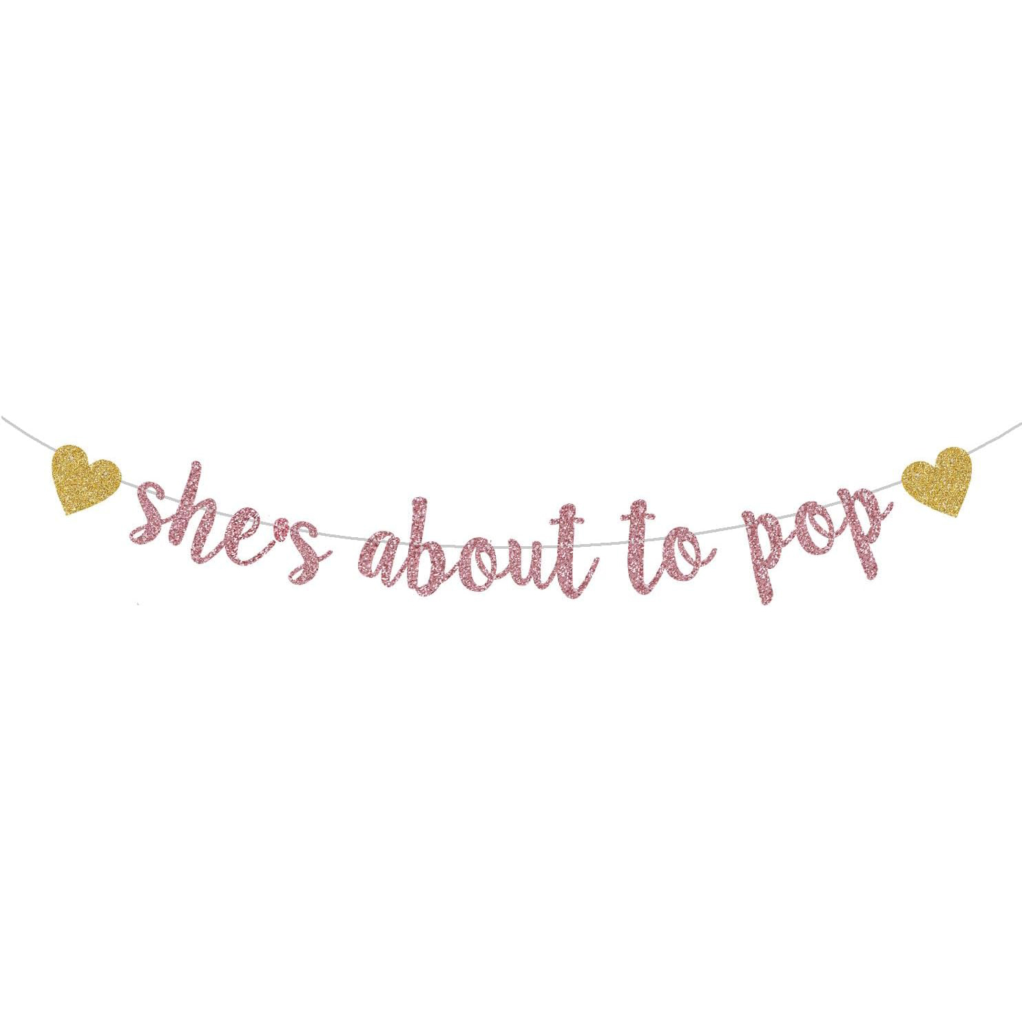 She's About to Pop Banner,Rose - Party Banner Gold บทวิจารณ์และราคา