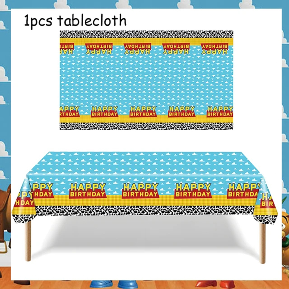 Toyss Inspired Birthday Party  - Table Cloth Disposable บทวิจารณ์และราคา