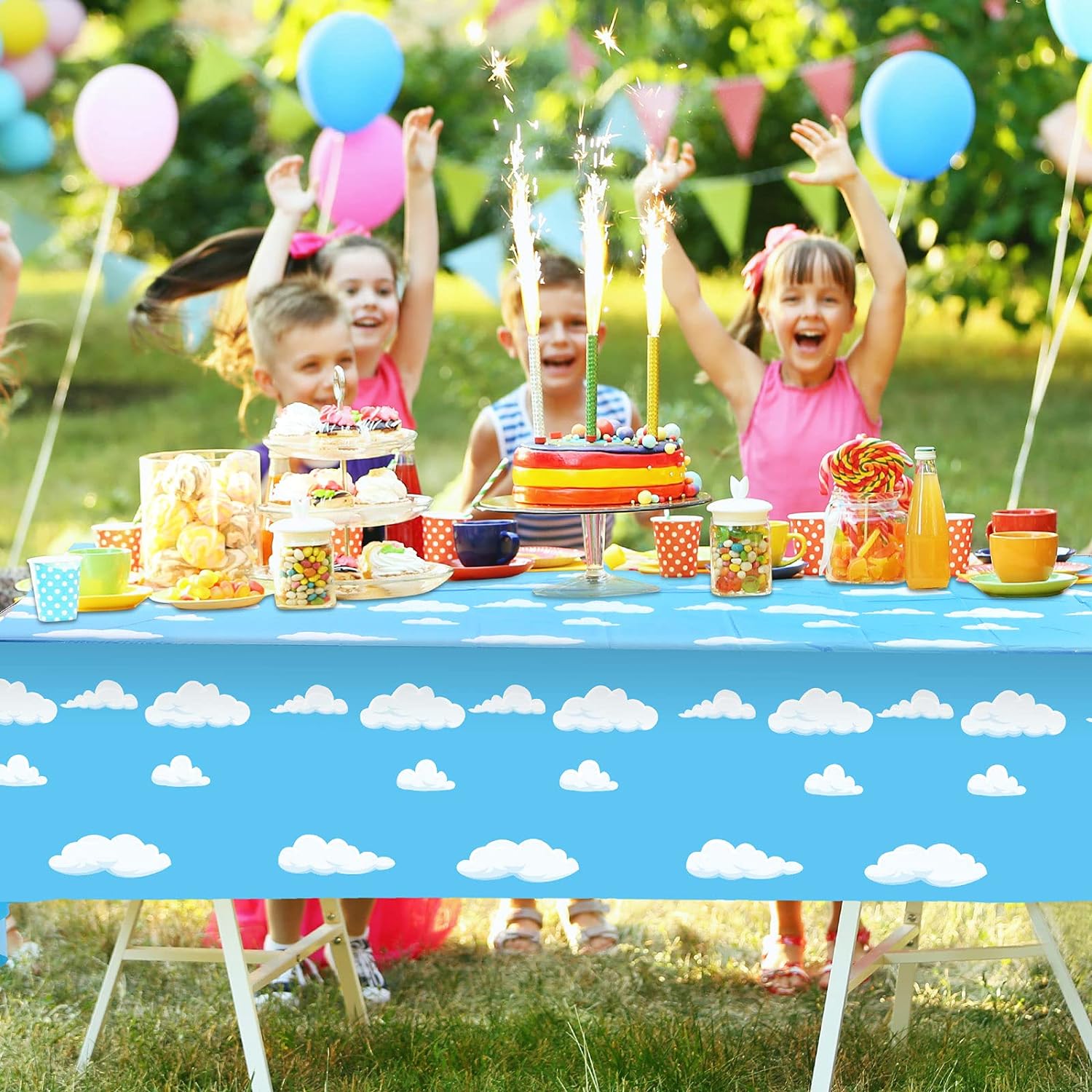 Toyss Inspired Birthday Party  - Table Cloth Disposable บทวิจารณ์และราคา