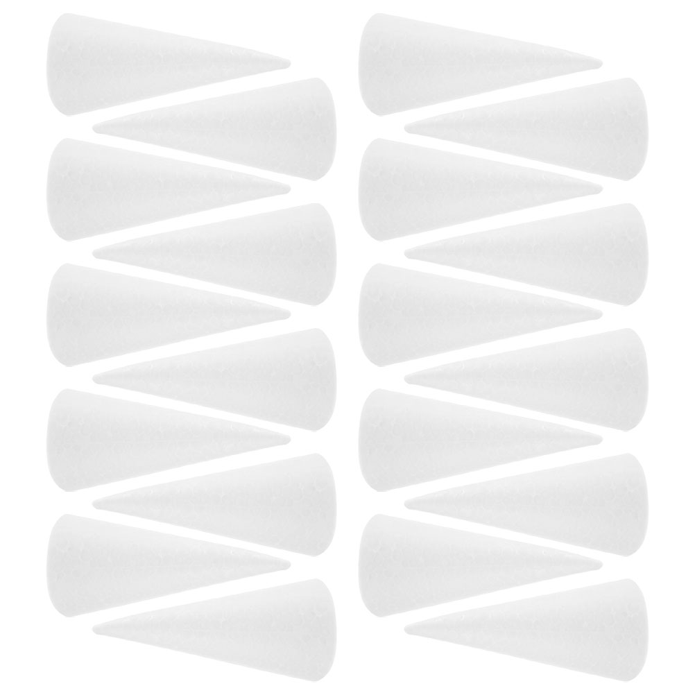 20pcs Polystyrene Foam Cones,  - Cotton Candy Cone บทวิจารณ์และราคา