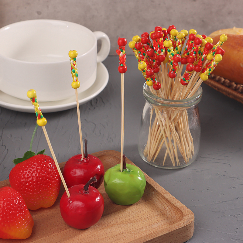 100Pcs/Pack Creative Fruit For - Centerpiece Stick บทวิจารณ์และราคา