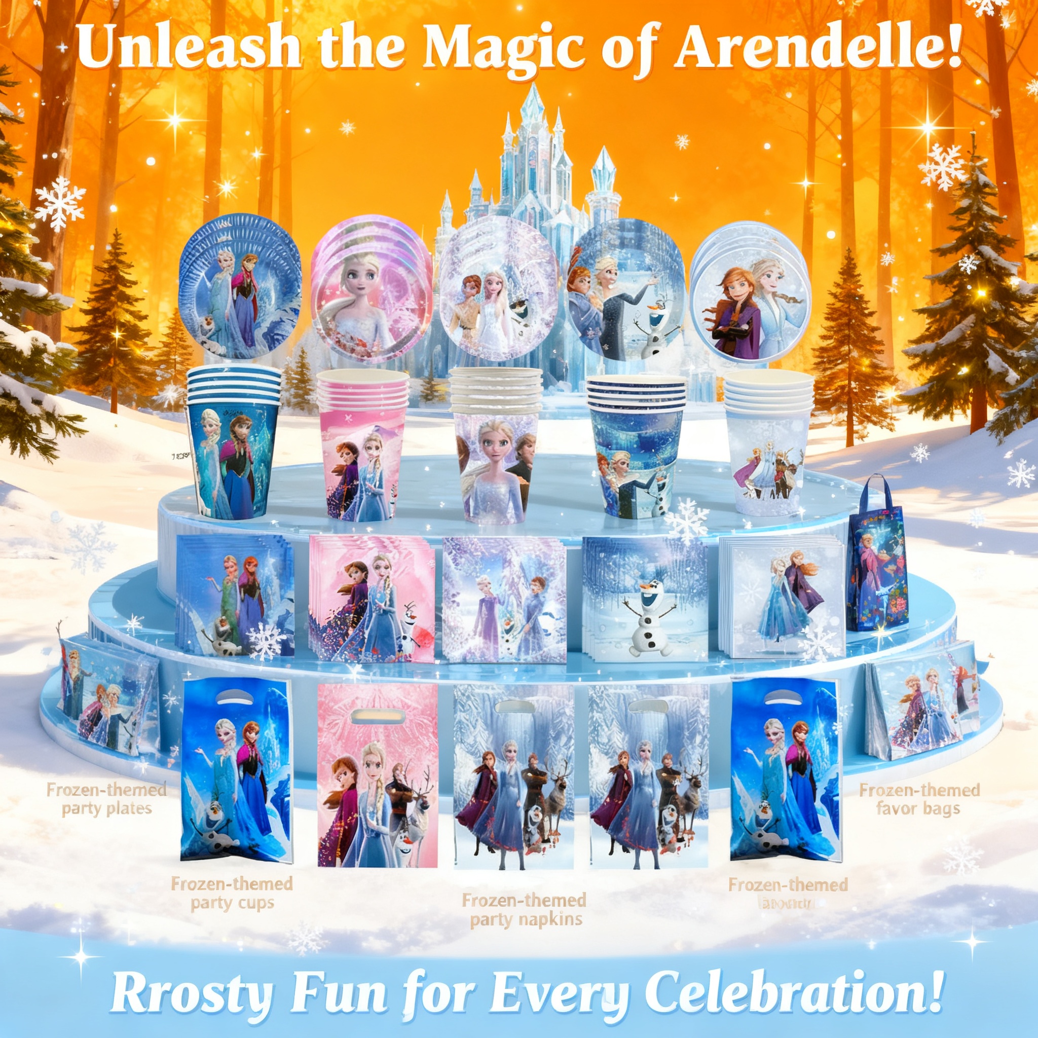 Disney Frozen Elsa Anna Olaf B - Supply Event บทวิจารณ์และราคา