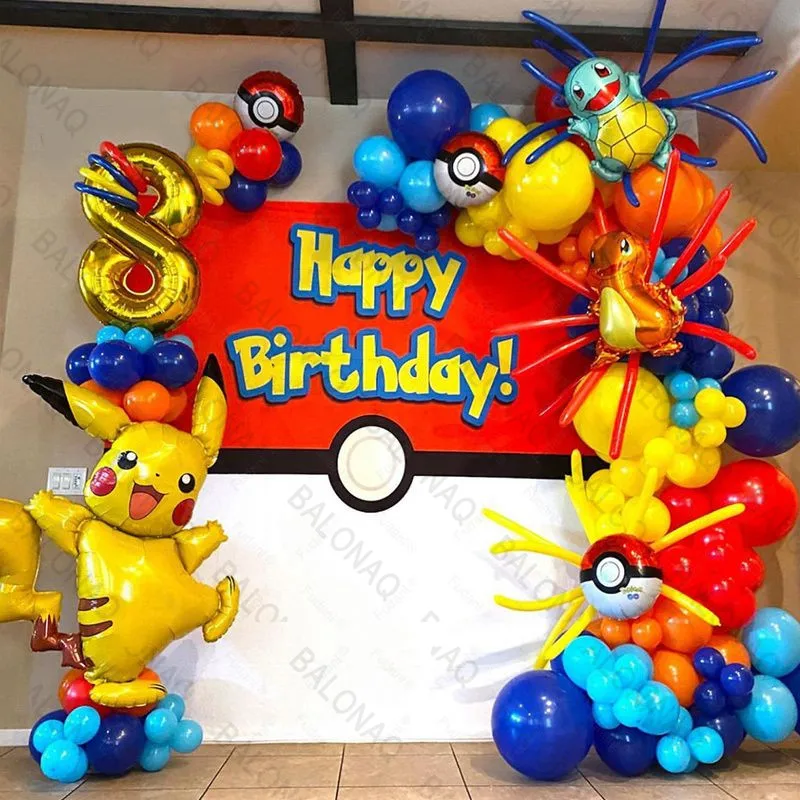 84pcs Pikachu Party Balloons G - Balloon Arch Kit บทวิจารณ์และราคา
