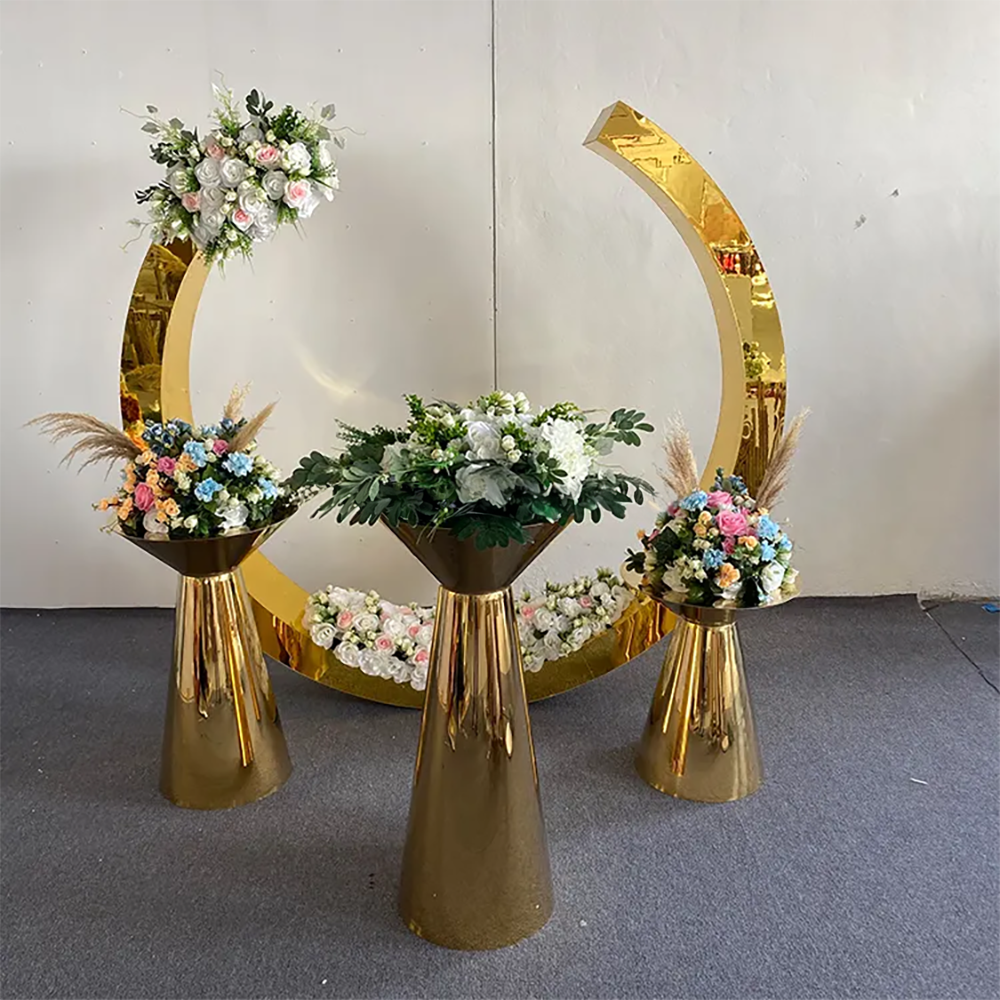 Hot Sale Gold Trim Flower Acry - Party Event Supplier บทวิจารณ์และราคา