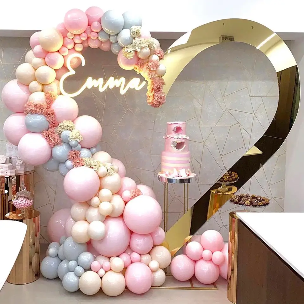 Hot Sale Gold Trim Flower Acry - Party Event Supplier บทวิจารณ์และราคา