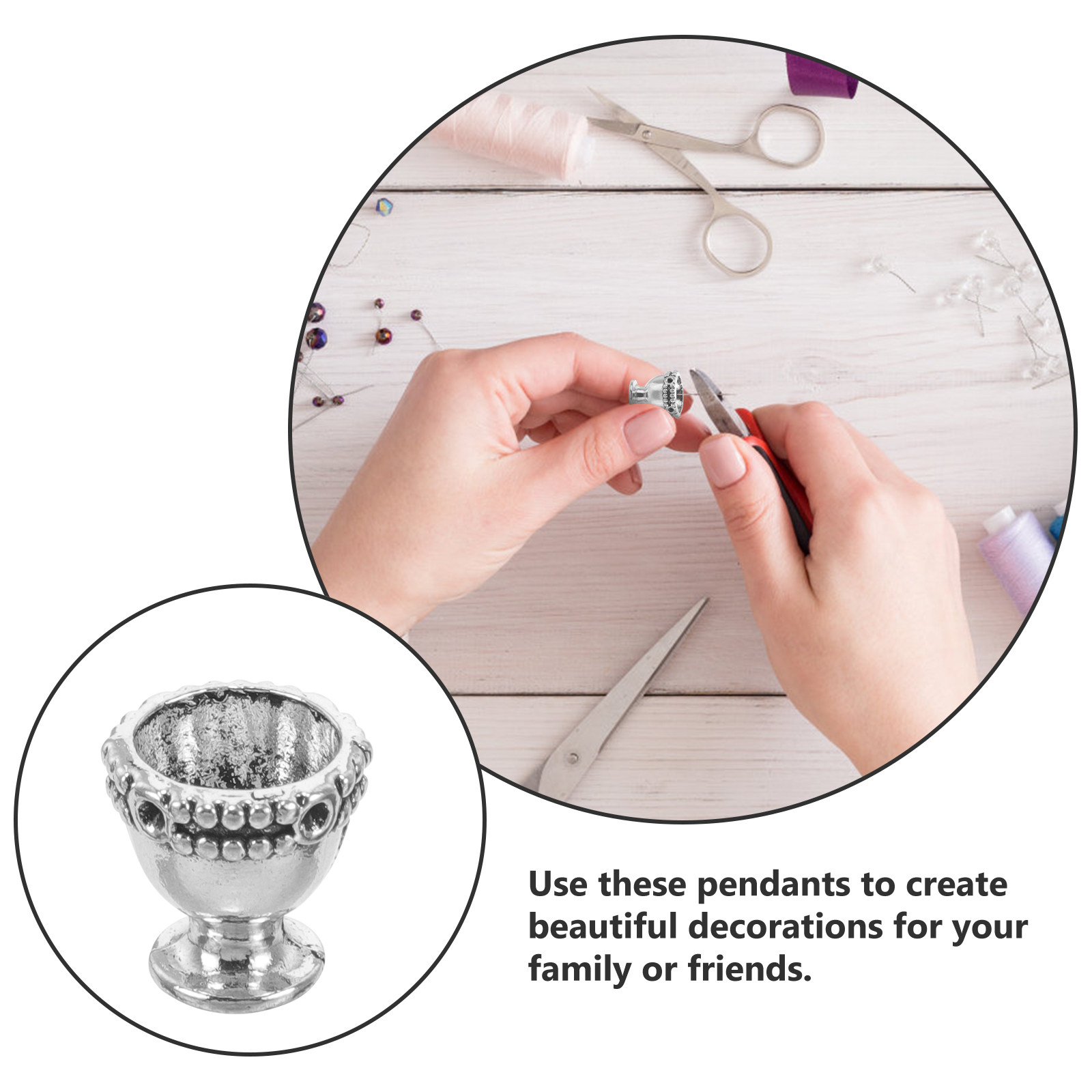 50Pcs Vintage Wine Cup Charms  - Plastic Cup 50Pcs บทวิจารณ์และราคา