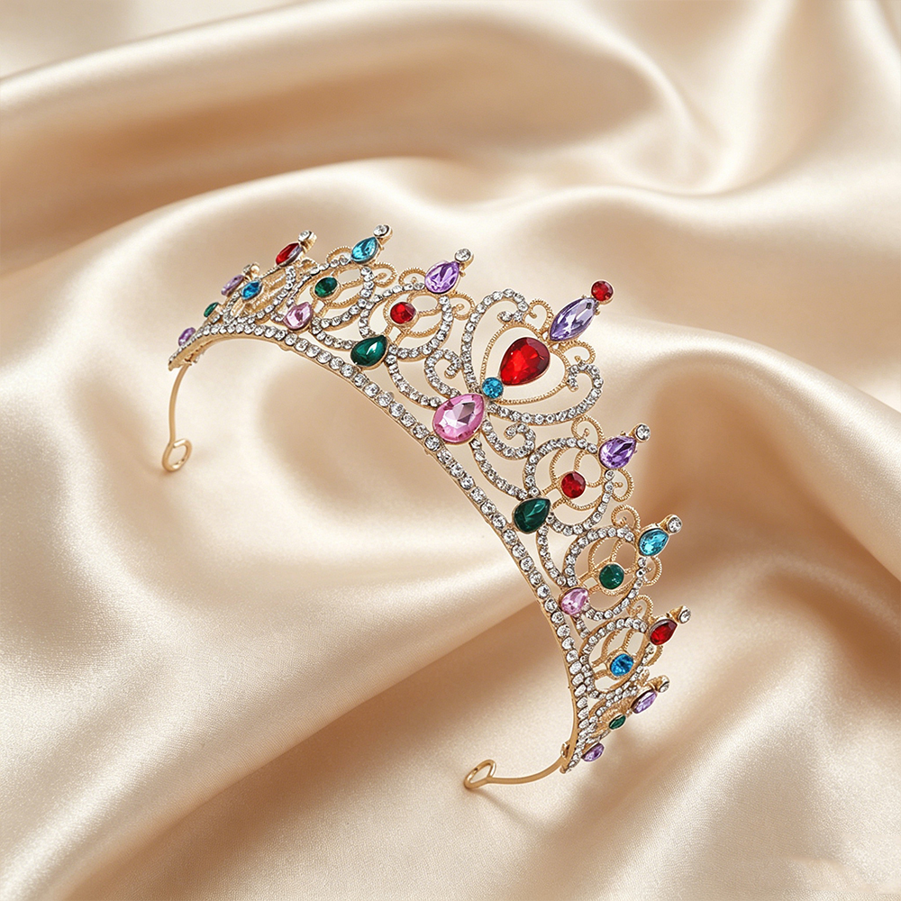 Luxury Vintage Gold Tiara Crow - Event & Party Supply บทวิจารณ์และราคา