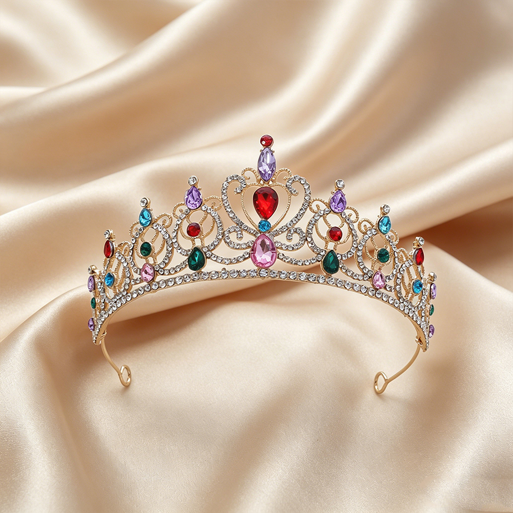 Luxury Vintage Gold Tiara Crow - Event & Party Supply บทวิจารณ์และราคา