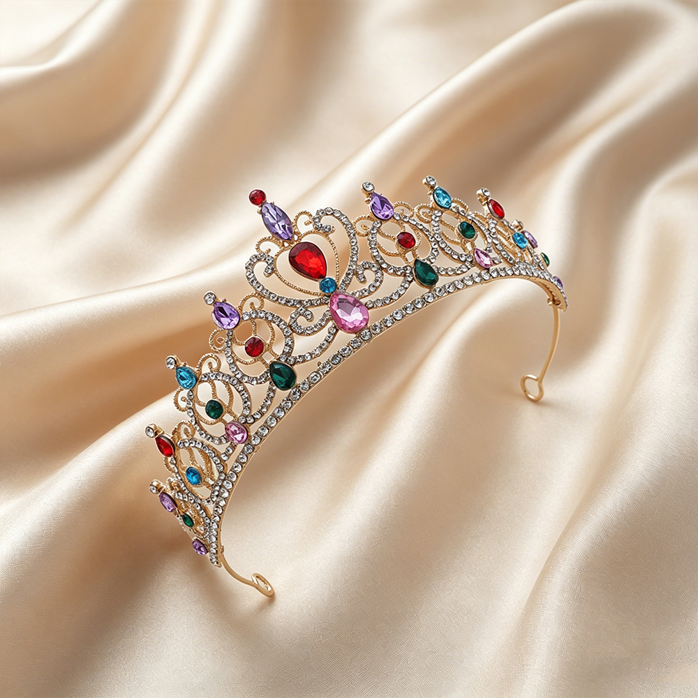 Luxury Vintage Gold Tiara Crow - Event & Party Supply บทวิจารณ์และราคา