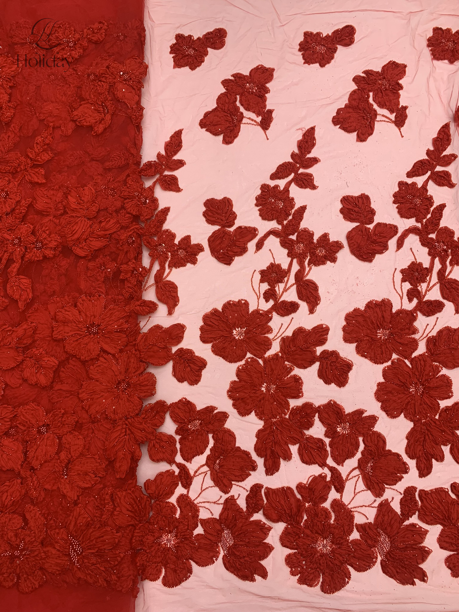 African Chiffon Tulle Lace Fab - Glitter Tablecloth บทวิจารณ์และราคา