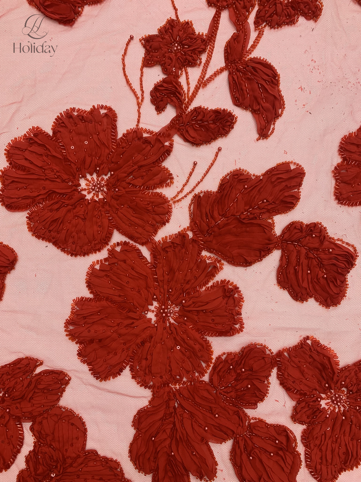 African Chiffon Tulle Lace Fab - Glitter Tablecloth บทวิจารณ์และราคา
