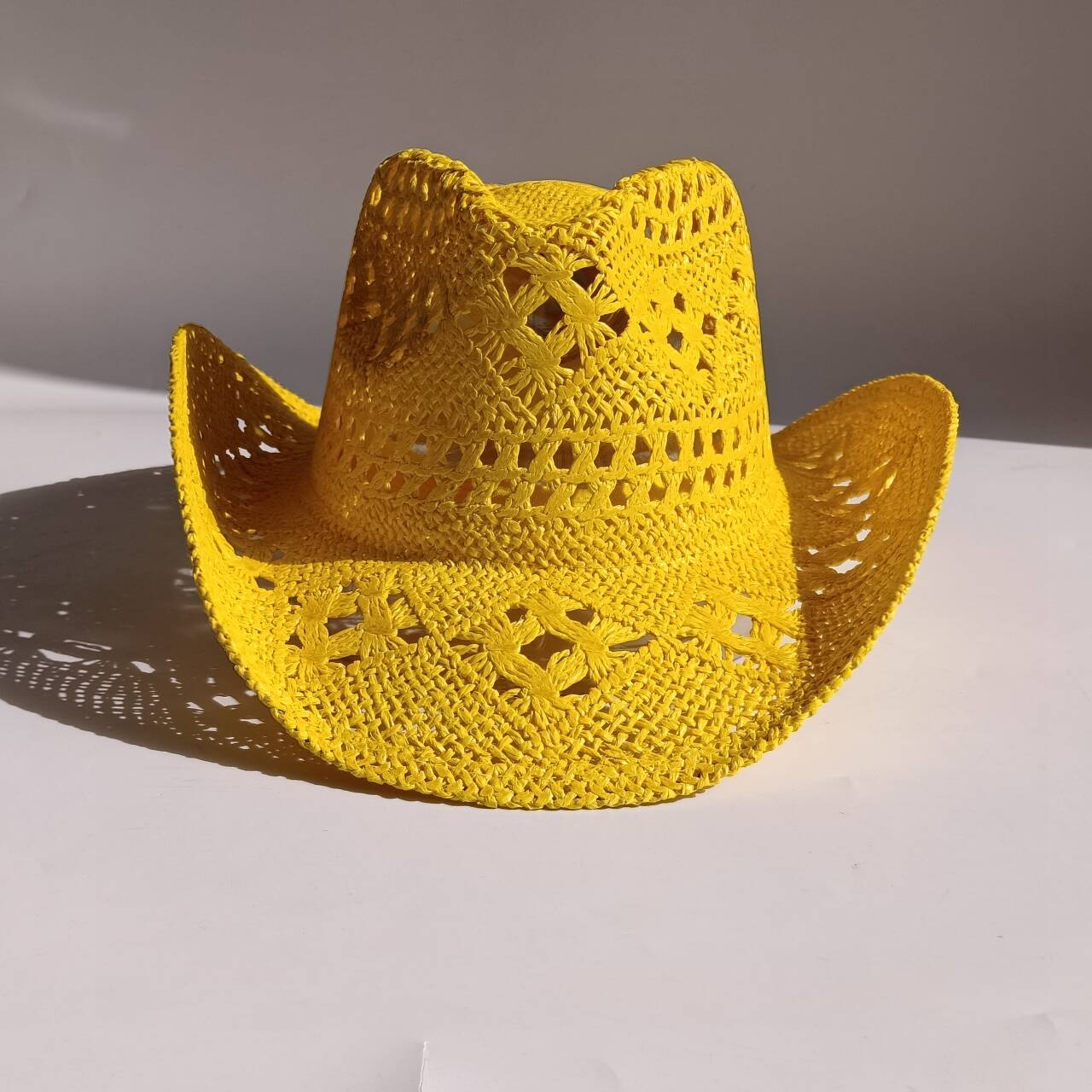 Cowboy Straw Hat new color Han - Paper Straw Color บทวิจารณ์และราคา