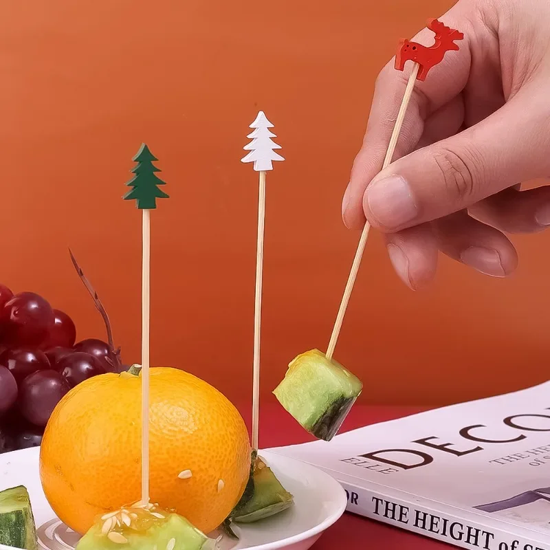 200/50PCS Christmas Fruit Skew - Centerpiece Stick บทวิจารณ์และราคา