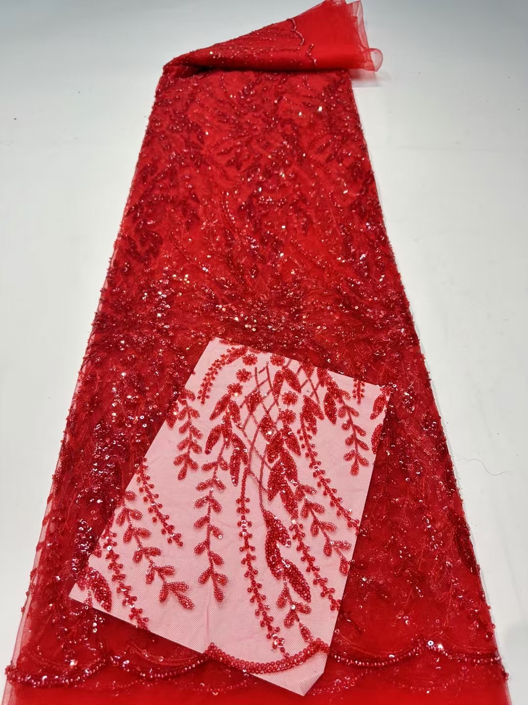 French Lace Fabrics 2026 High  - Glitter Tablecloth บทวิจารณ์และราคา