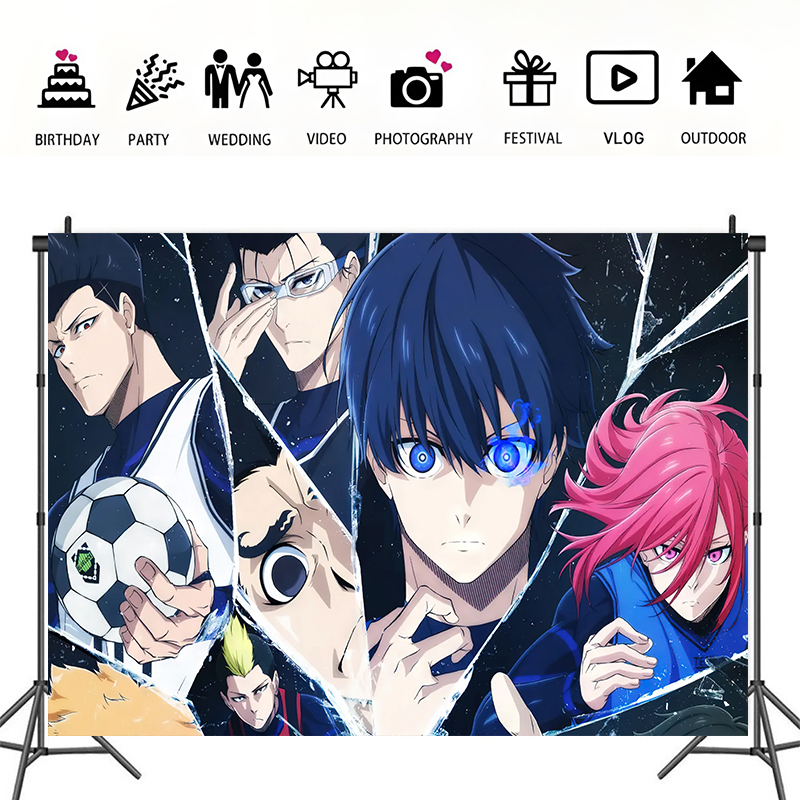 BLUE LOCK boy Backdrop Boy Bir - Table Cloth Disposable บทวิจารณ์และราคา