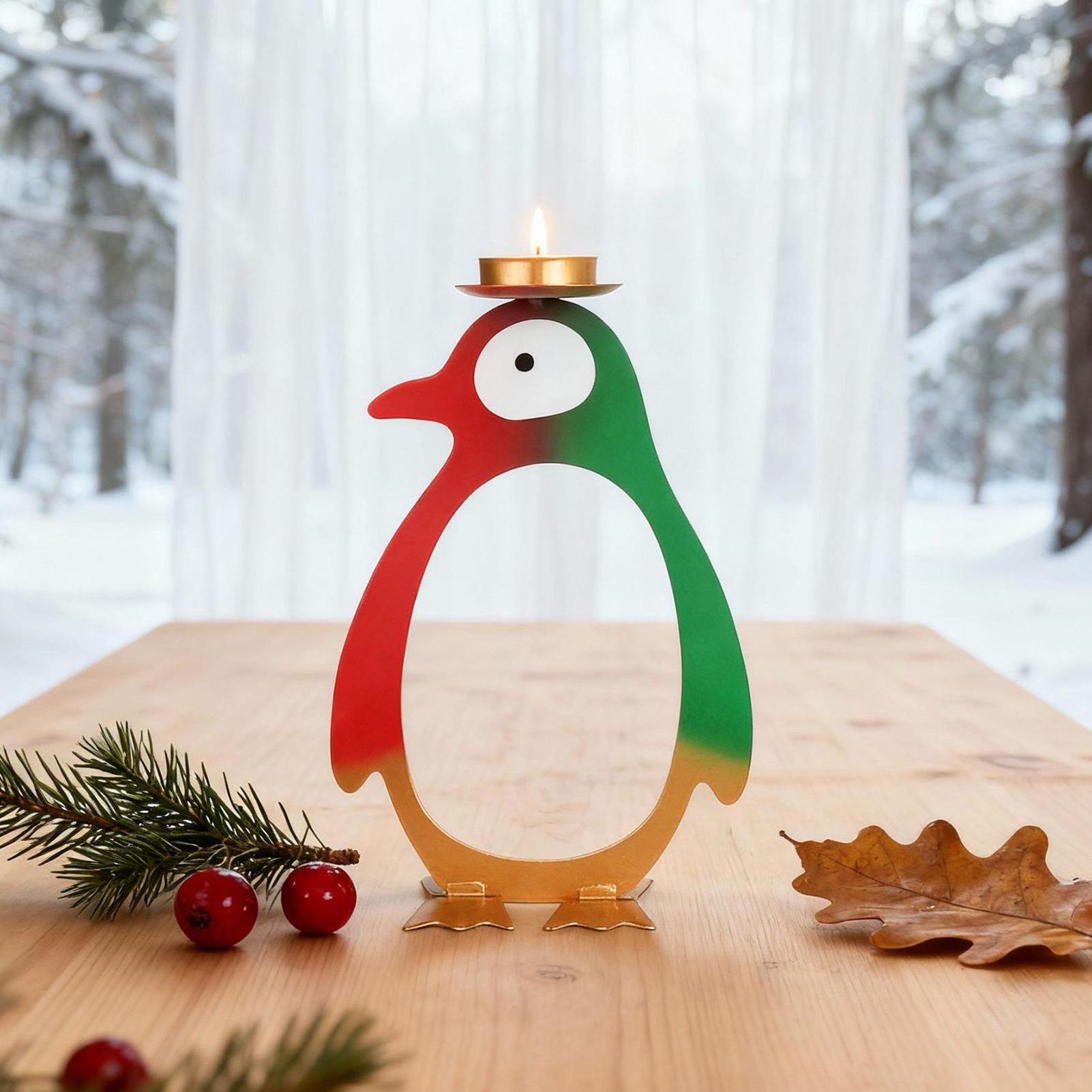 Tea Light Candle Holder Pengui - Centerpiece Stick บทวิจารณ์และราคา