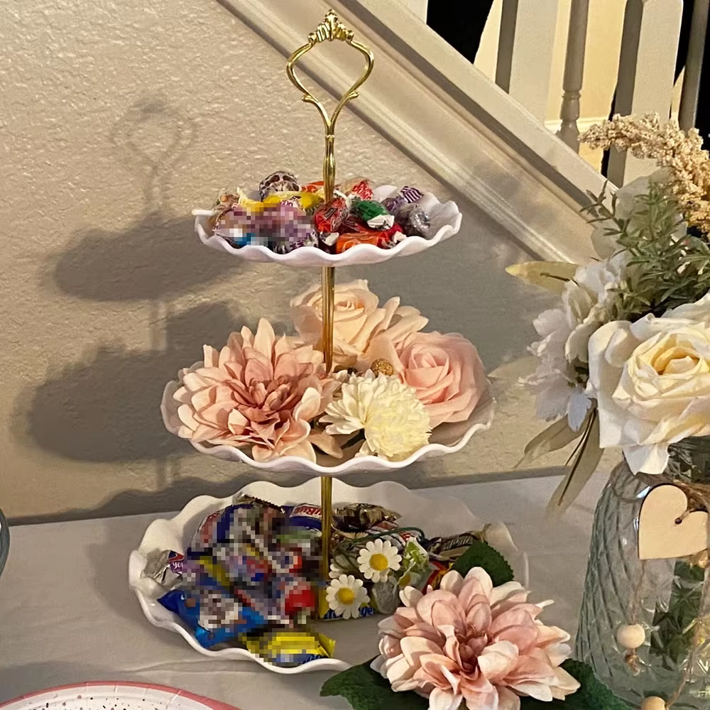 3 Tier Dessert Cupcake Stand W - Cupcake Stand Tier บทวิจารณ์และราคา