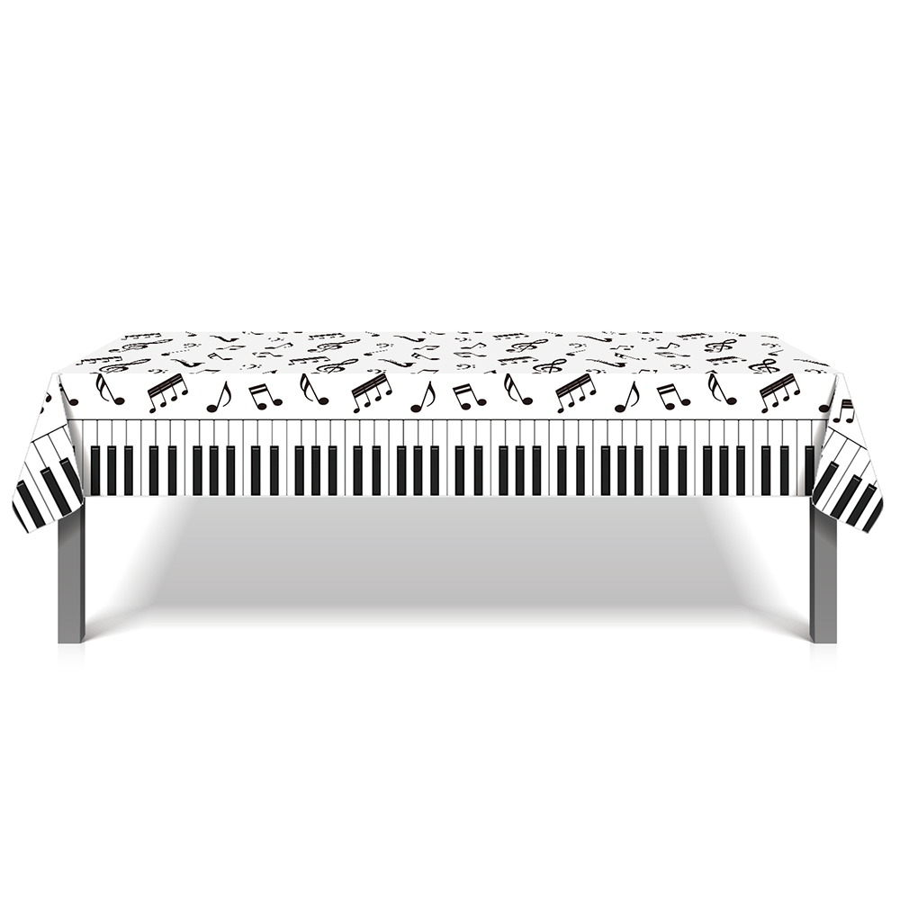 1pc Musical Note Tablecloth Di - Table Cloth Disposable บทวิจารณ์และราคา