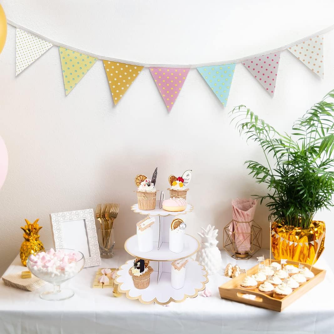 Cardboard Cake Stand 3 Tier, D - Cupcake Stand Tier บทวิจารณ์และราคา