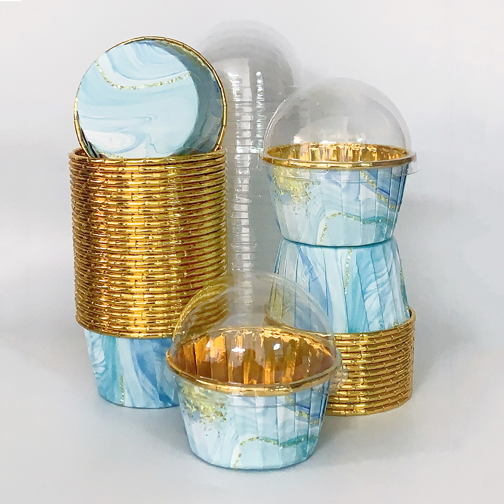 Set, 50pcs Disposable Cupcake  - Plastic Cup 50Pcs บทวิจารณ์และราคา
