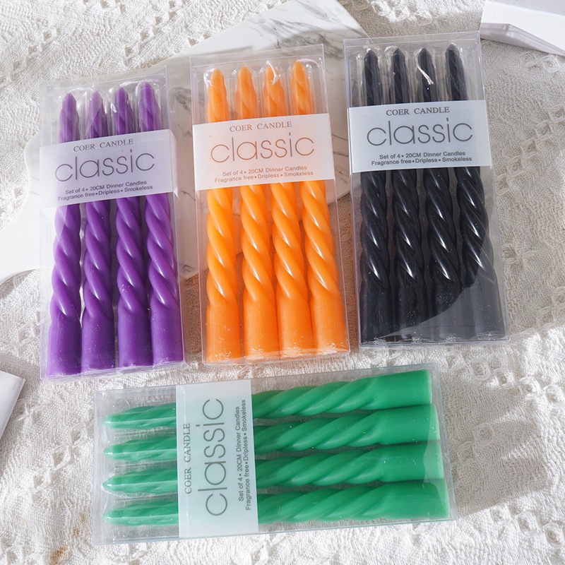 4pcs 20cm Plain Twisted Ribbed - Centerpiece Stick บทวิจารณ์และราคา
