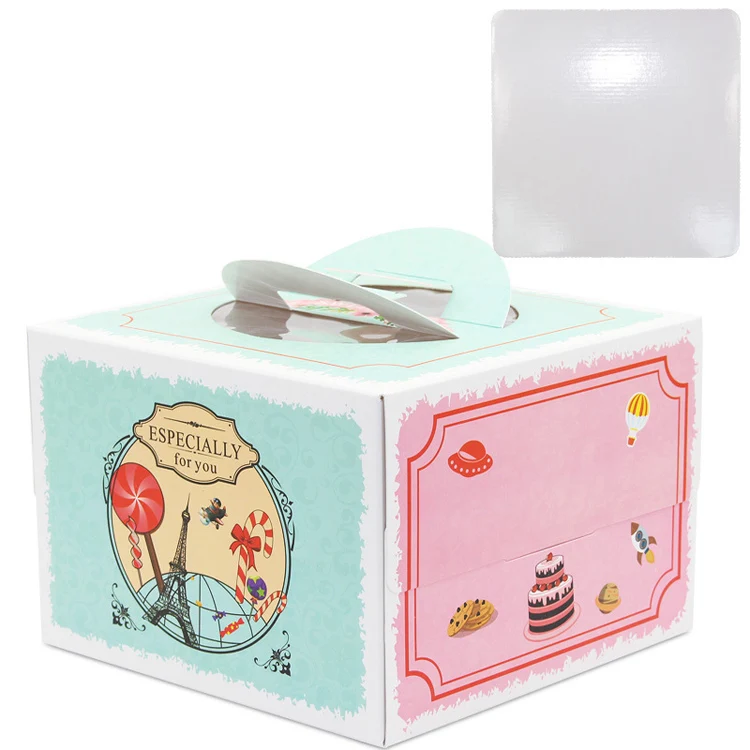 5pcs 8inch cake box with windo - Party Event Supplier บทวิจารณ์และราคา