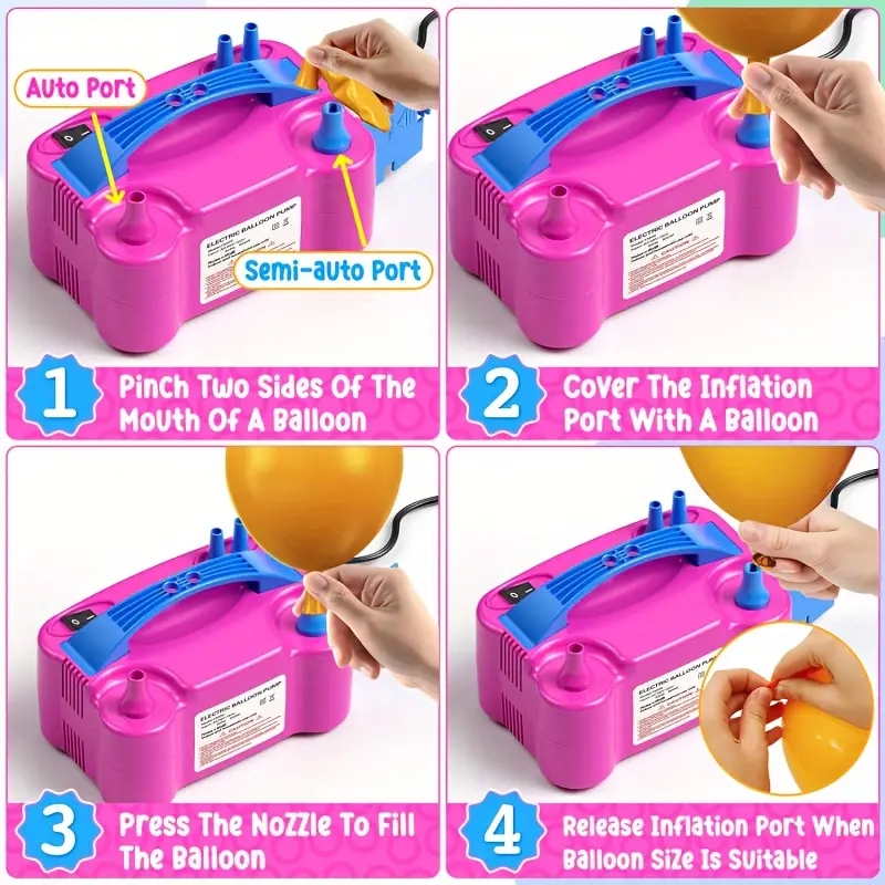 1pc, Balloon Inflatable Electr - Balloon Pump Hand บทวิจารณ์และราคา