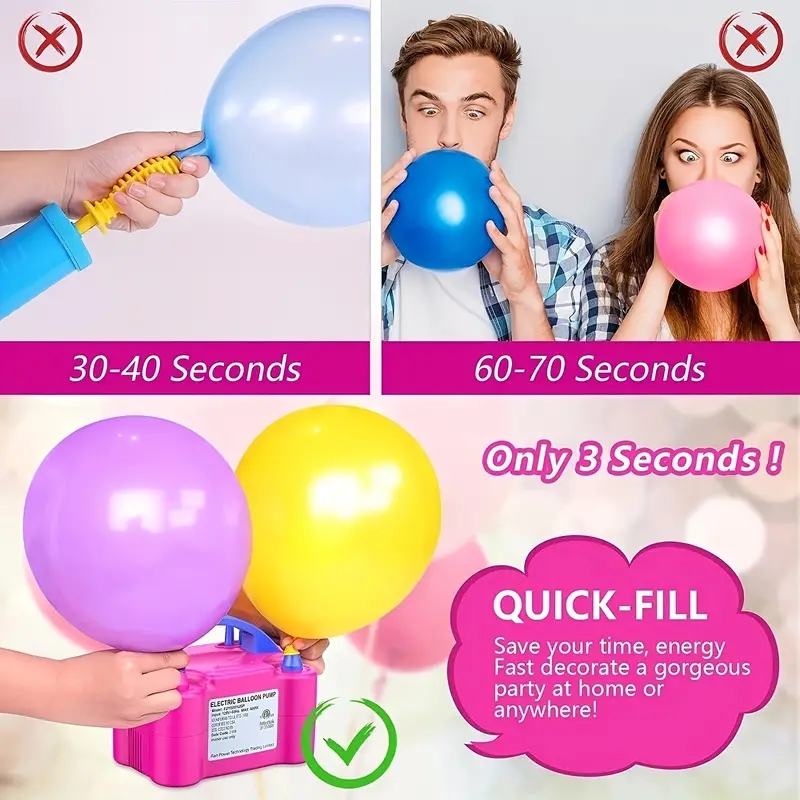 1pc, Balloon Inflatable Electr - Balloon Pump Hand บทวิจารณ์และราคา