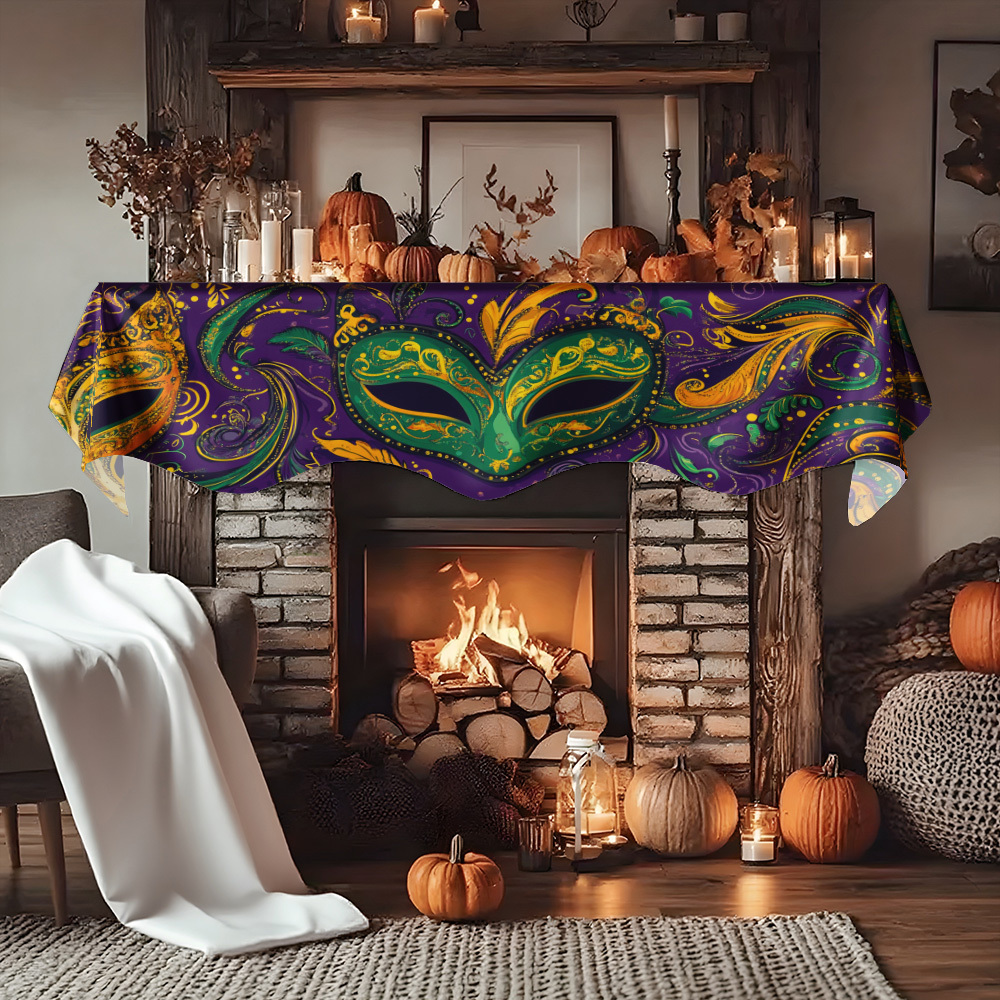 1Pc Carnival Mask Fireplace Sc - Party Banner Gold บทวิจารณ์และราคา