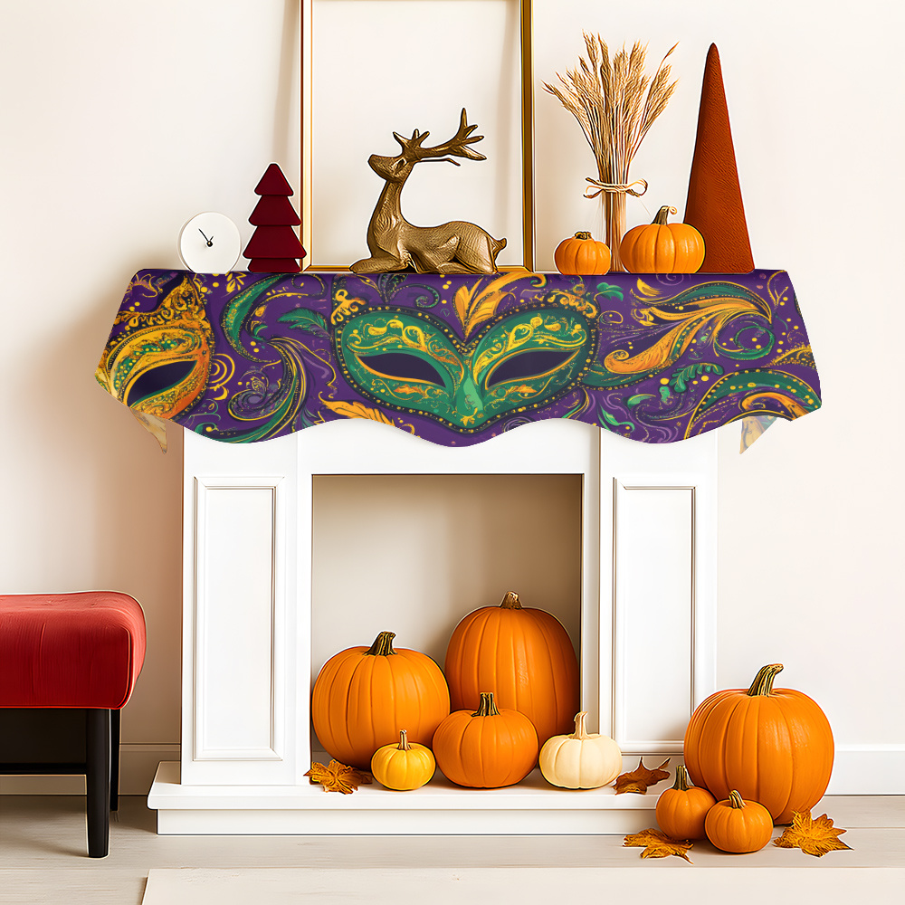 1Pc Carnival Mask Fireplace Sc - Party Banner Gold บทวิจารณ์และราคา