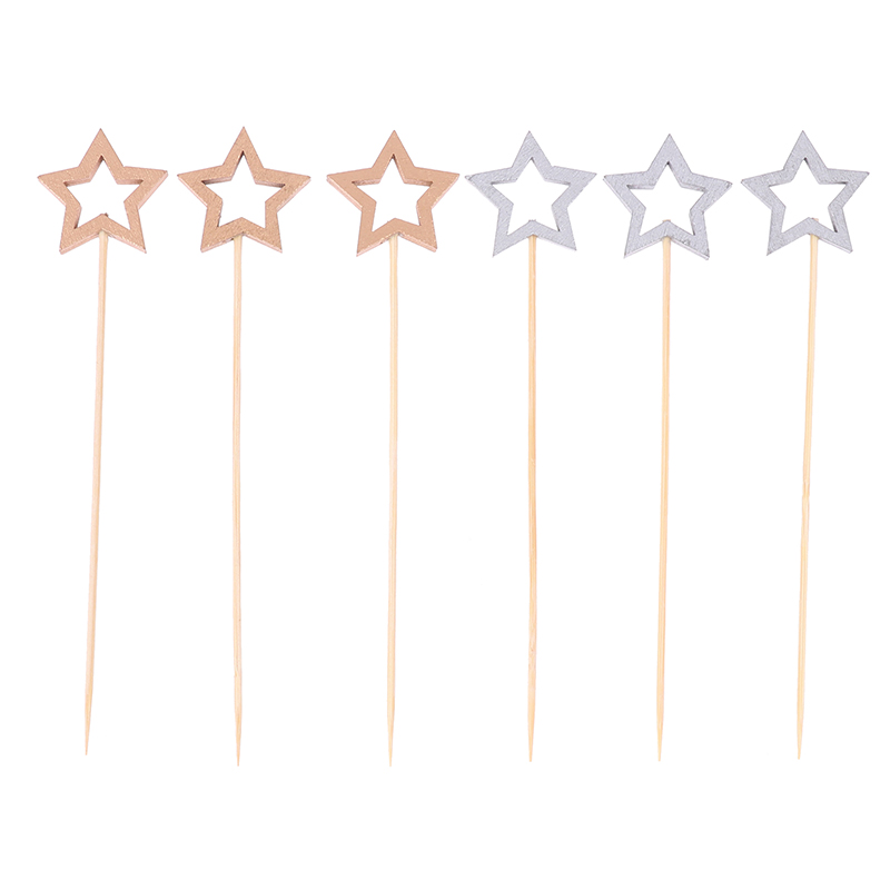 50/100Pcs Star Disposable Bamb - Centerpiece Stick บทวิจารณ์และราคา