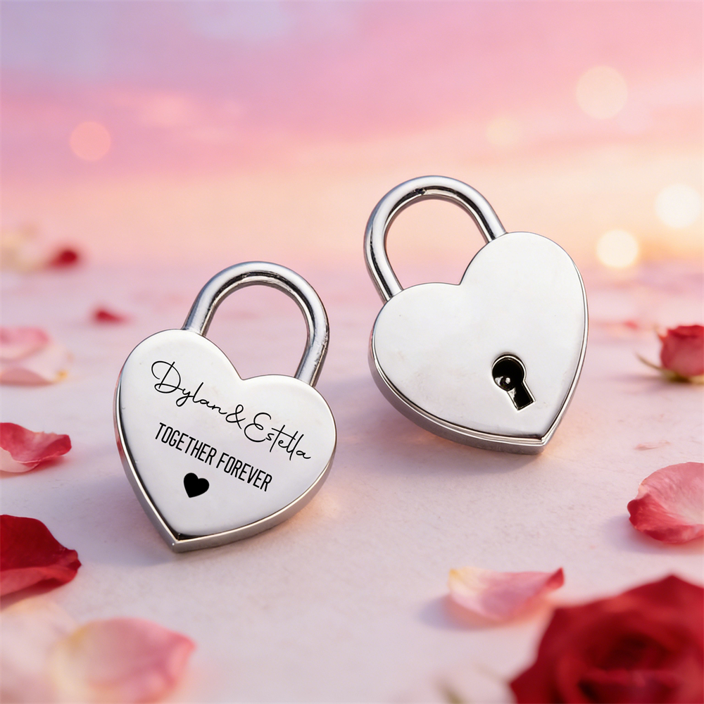 Custom Name Heart-Shaped Padlo - Eve Party บทวิจารณ์และราคา