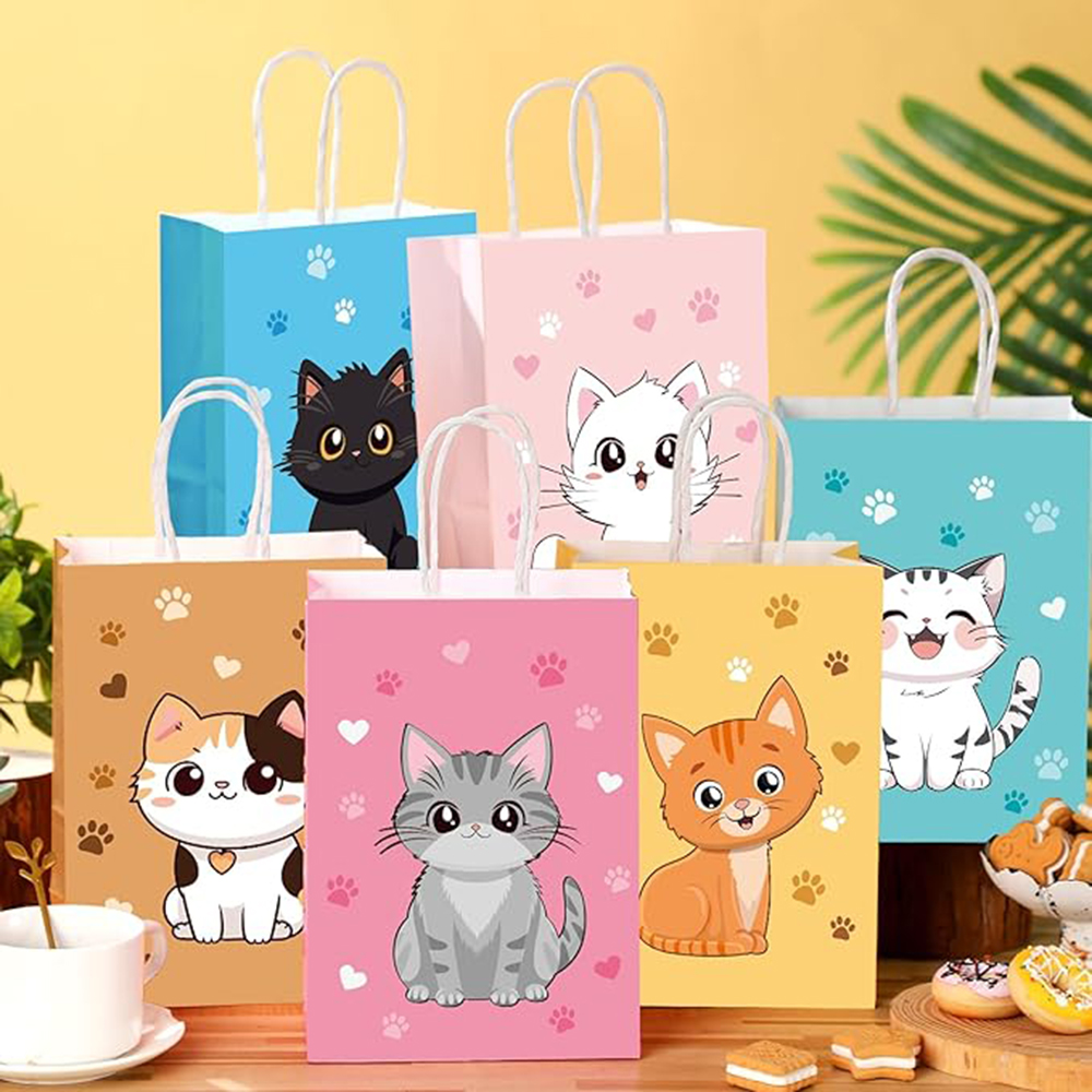 6-48Pcs Colorful Cartoon Cat P - Event Party Shop บทวิจารณ์และราคา