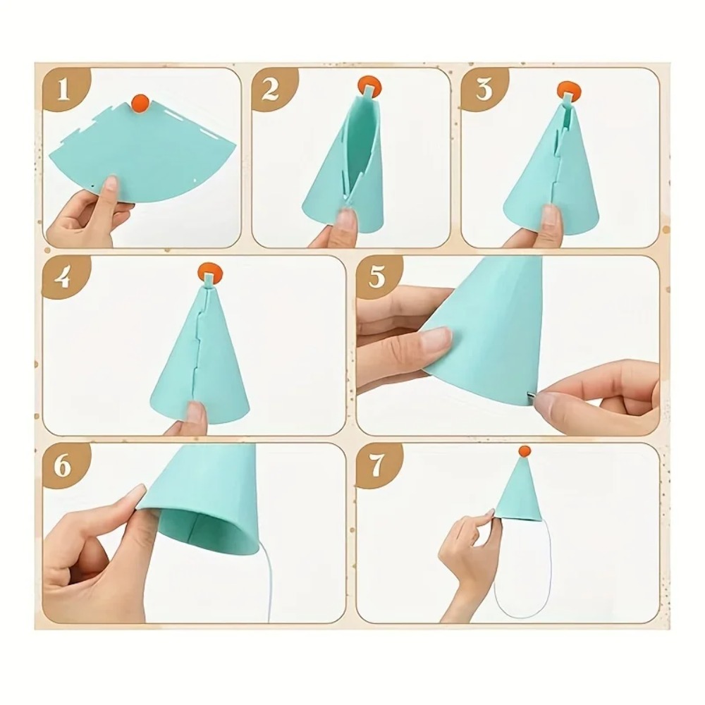 6 pcs Mini Party Hats: Lightwe - Party Hat Cone บทวิจารณ์และราคา