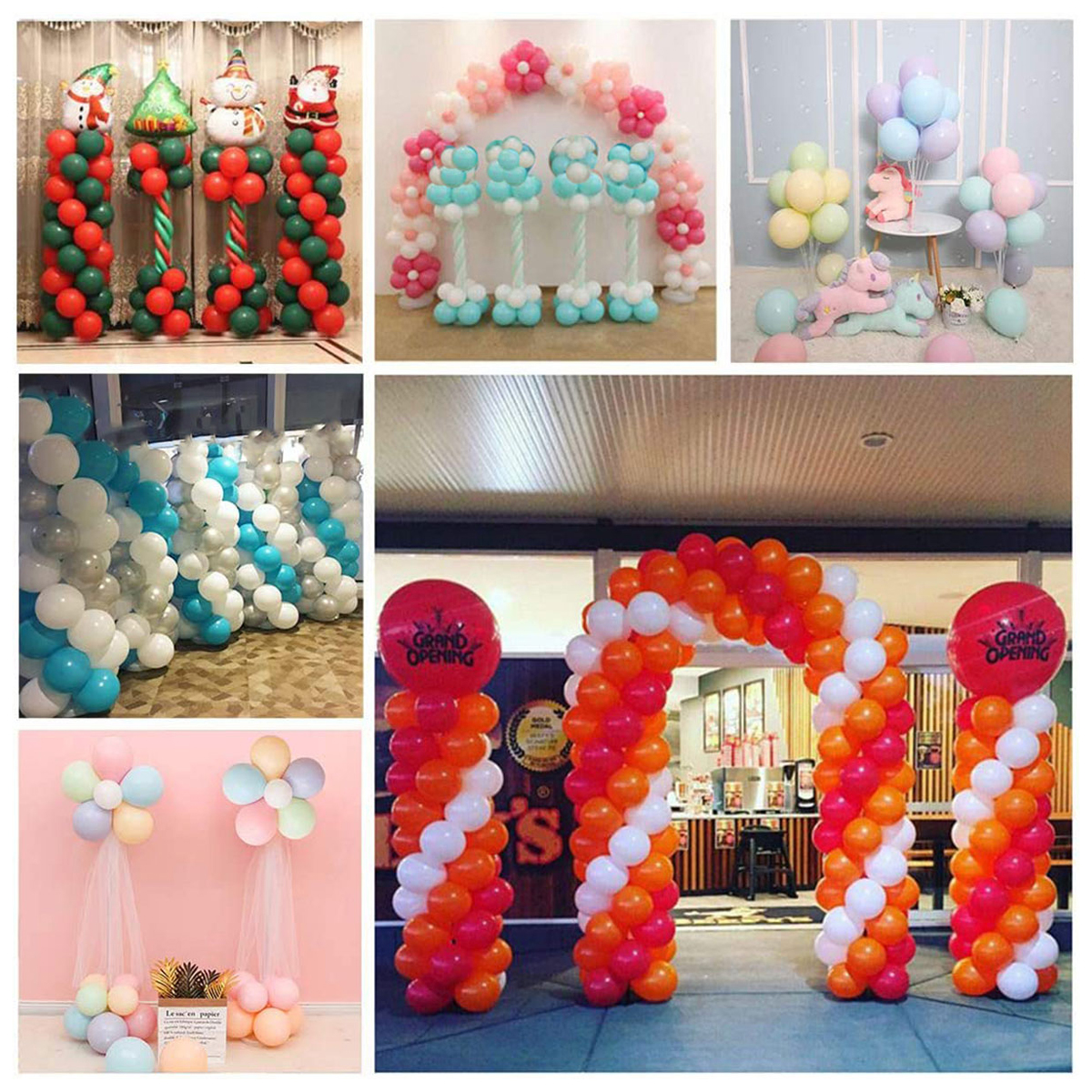 2Sets Balloon Column Stand Kit - Balloon Arch Kit บทวิจารณ์และราคา