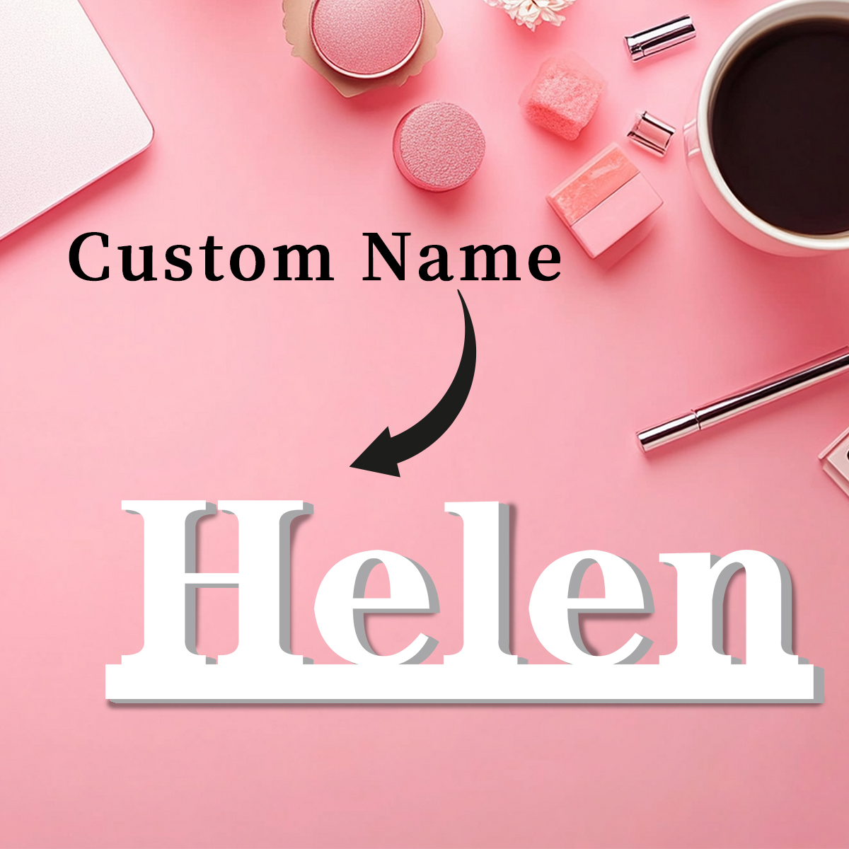 1pc Custom Text Sign,Name Deco - Event & Party Supply บทวิจารณ์และราคา