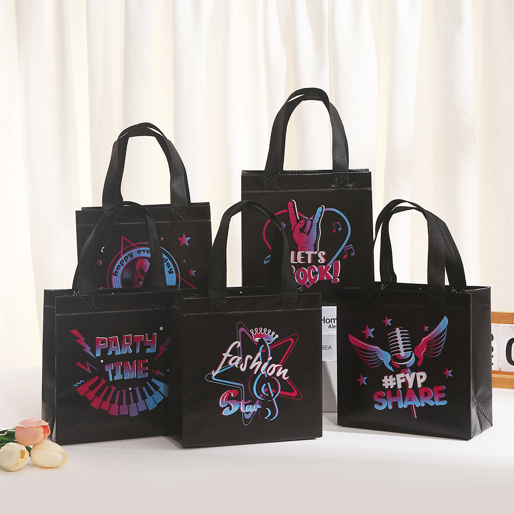 10Pcs Black Let's Rock Music T - Event Party Shop บทวิจารณ์และราคา