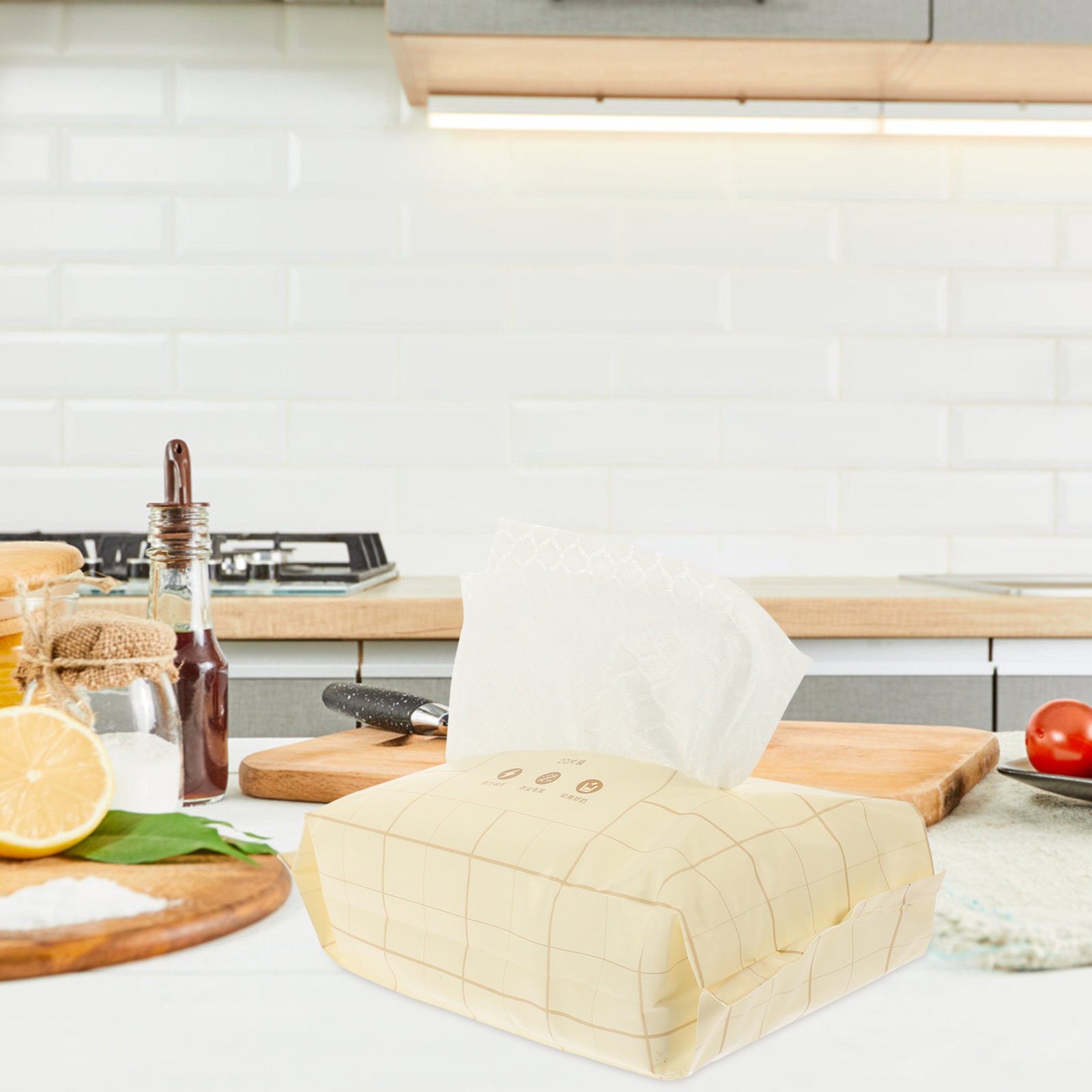 5 Bags Disposable Cleaning Clo - Table Cloth Disposable บทวิจารณ์และราคา