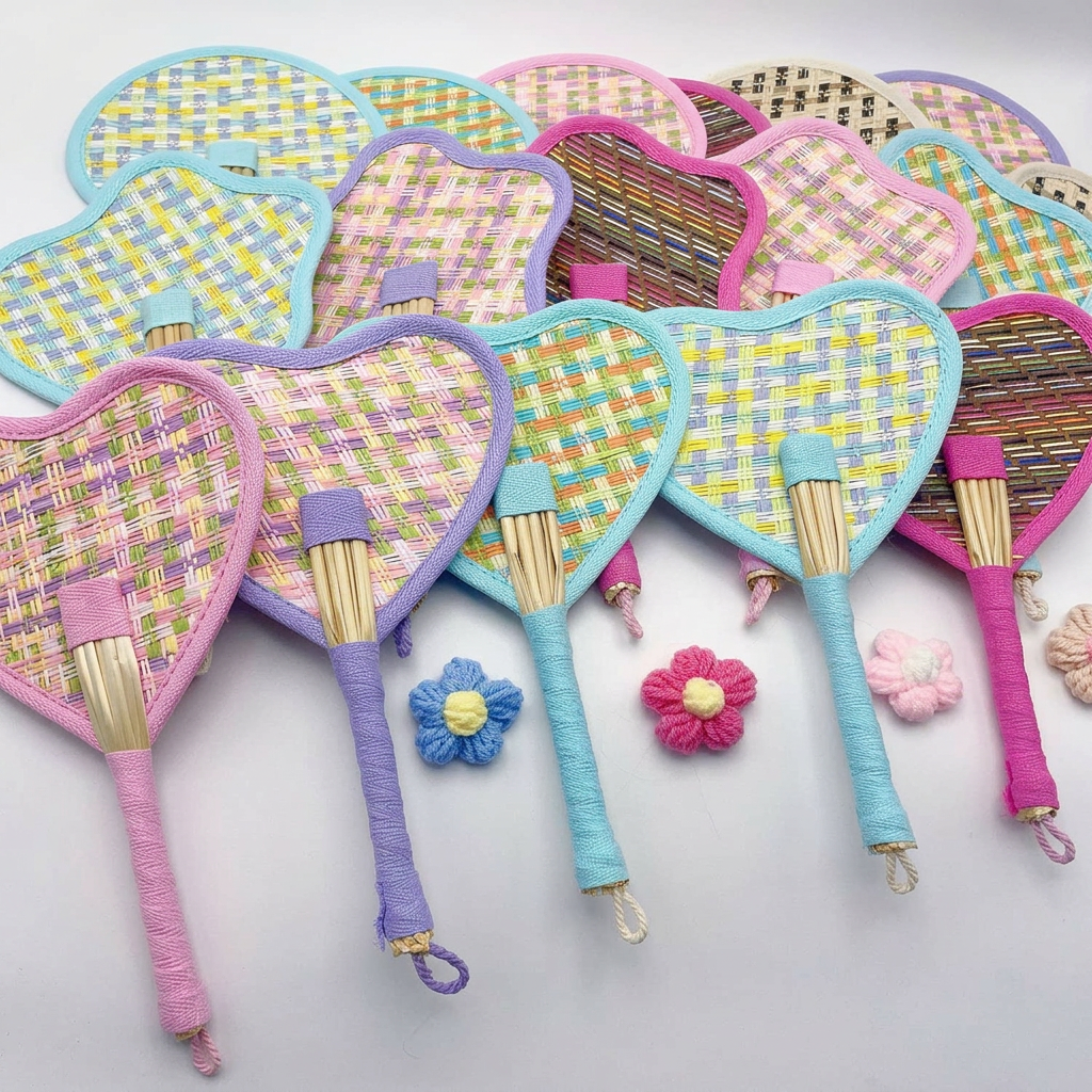 Portable Cooling Fan Colorful  - Paper Straw Color บทวิจารณ์และราคา